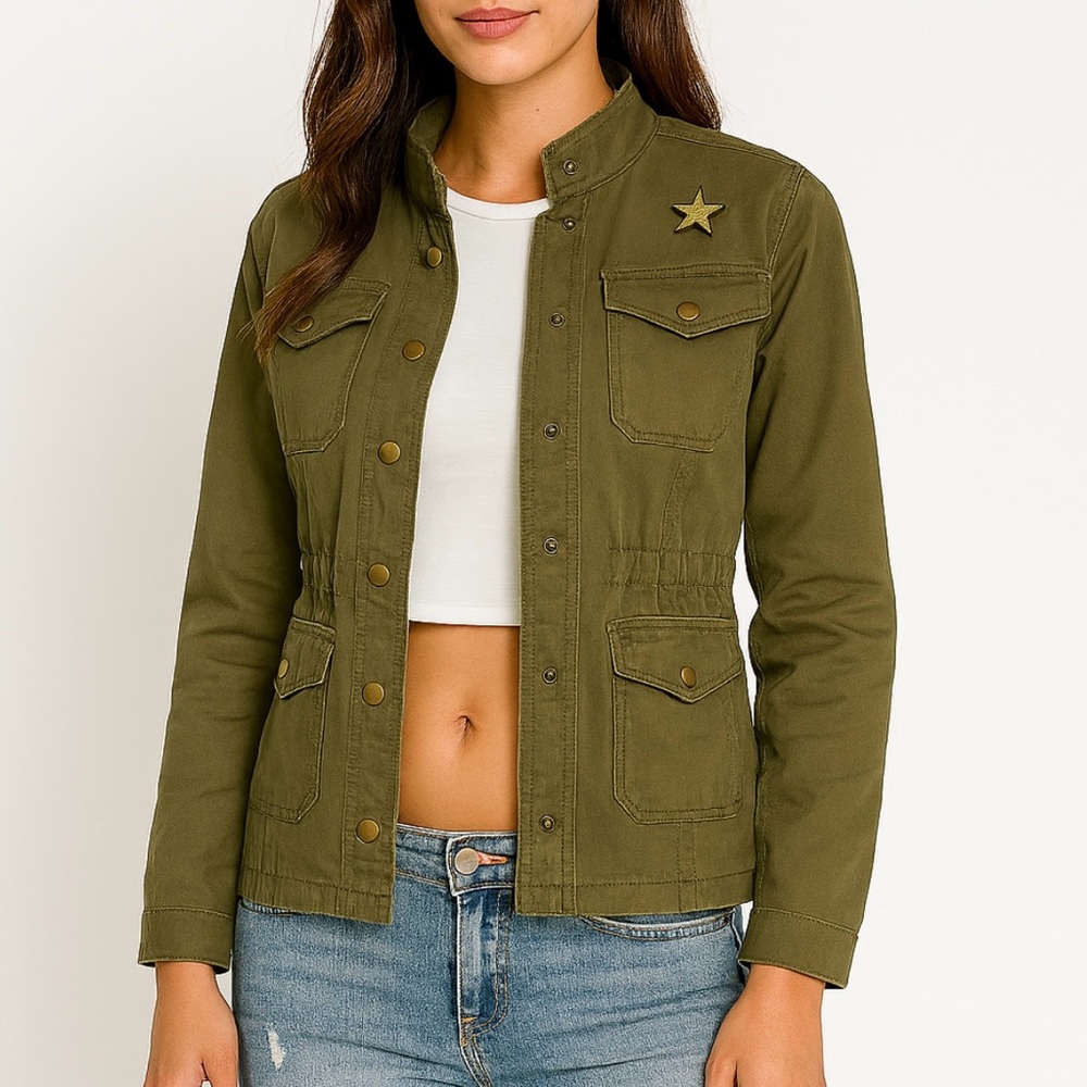 GAP Women's Olive Green Jean Jacket
